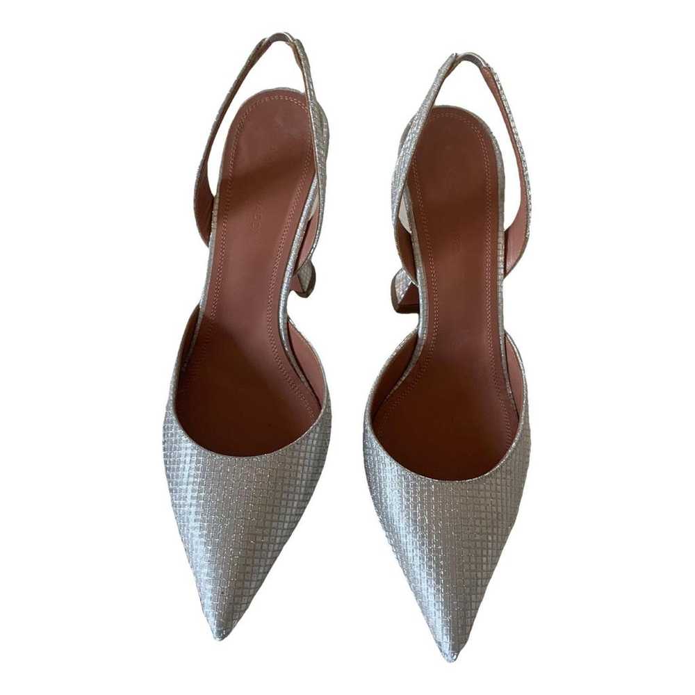 Amina Muaddi Holli leather sandals - image 1