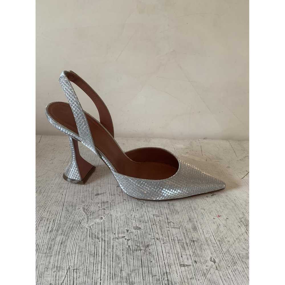 Amina Muaddi Holli leather sandals - image 3