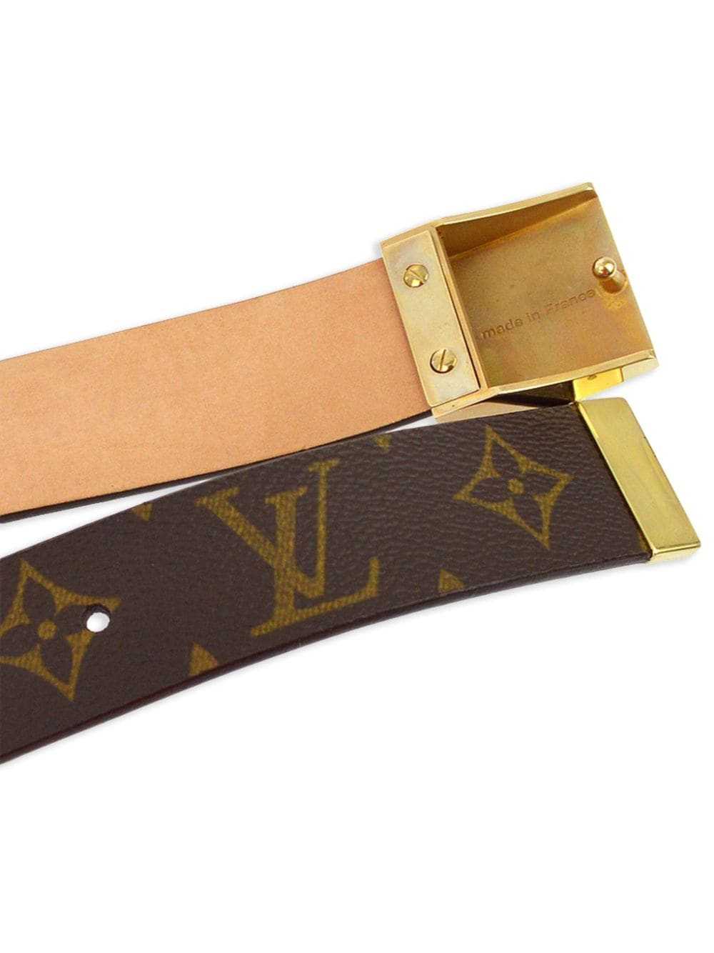 Louis Vuitton Pre-Owned 2001 Ceinture Carre monog… - image 3