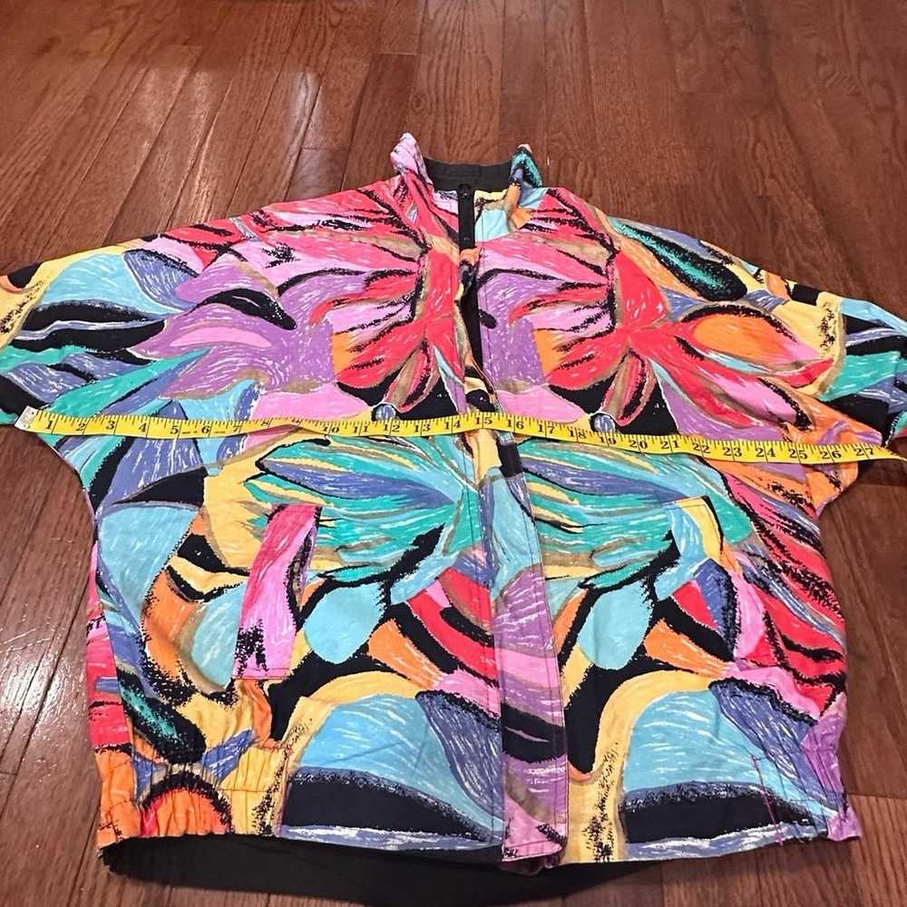 Vintage 80s 90s Olympic Korea Reversible colorful… - image 9