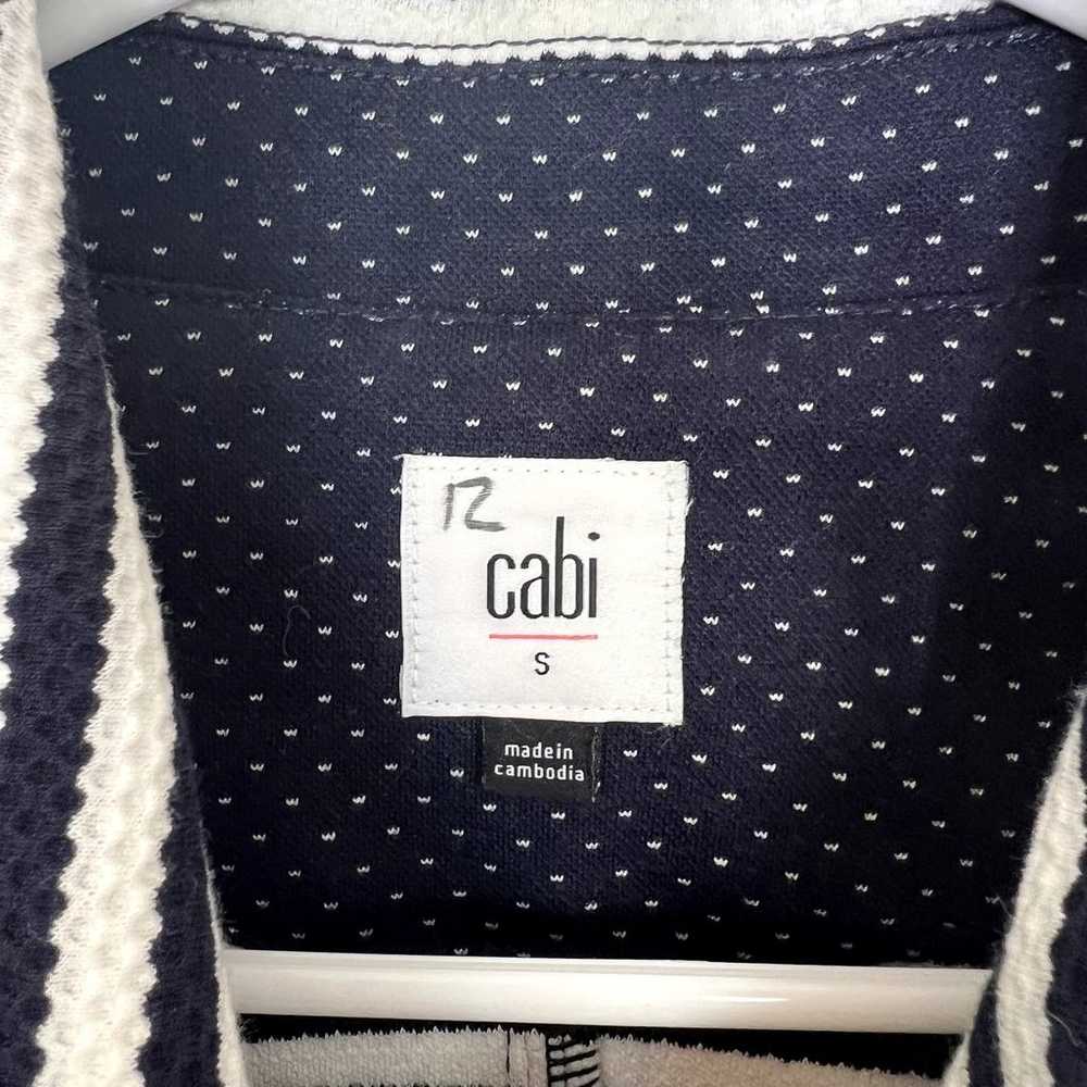 Cabi #5654 Blue and White Striped Button Front Ha… - image 6