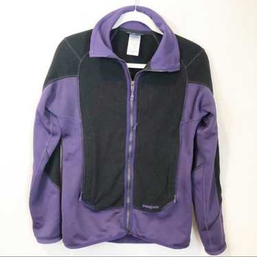 Patagonia Zip Up Jacket Medium Purple Black - image 1