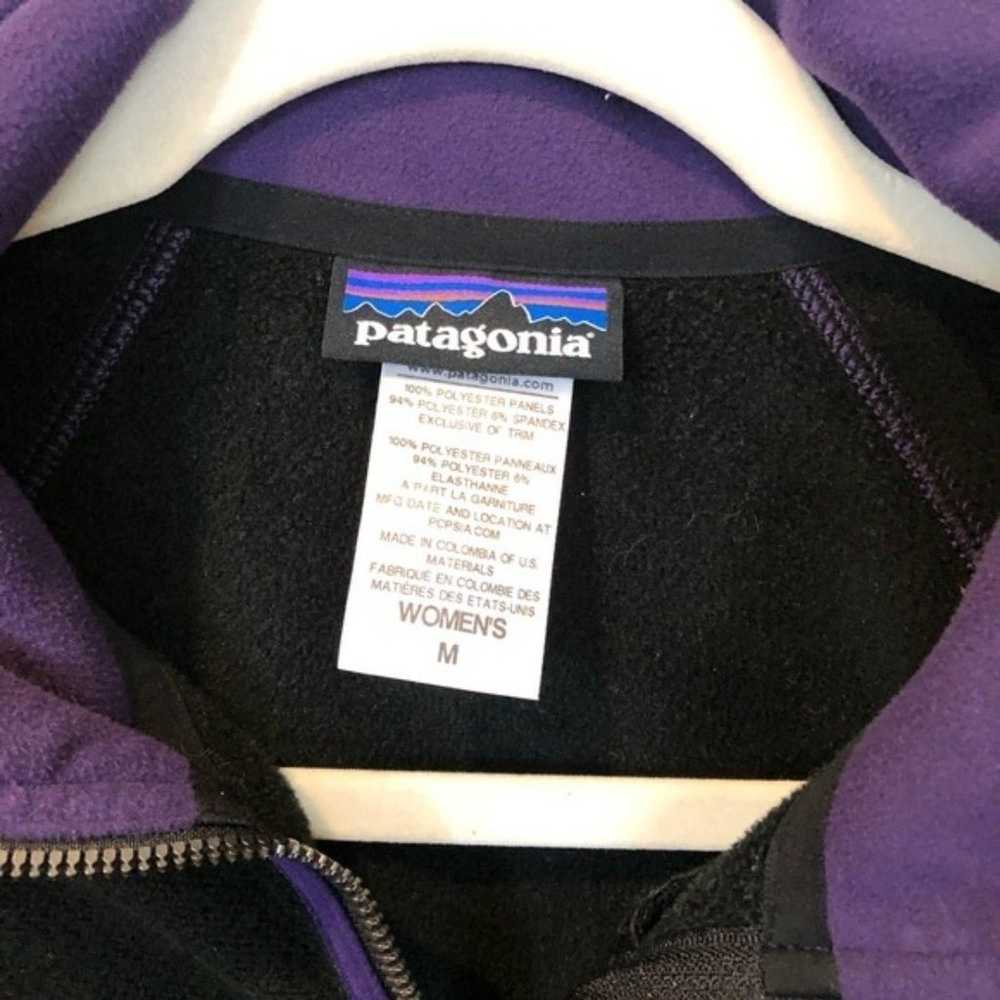 Patagonia Zip Up Jacket Medium Purple Black - image 4