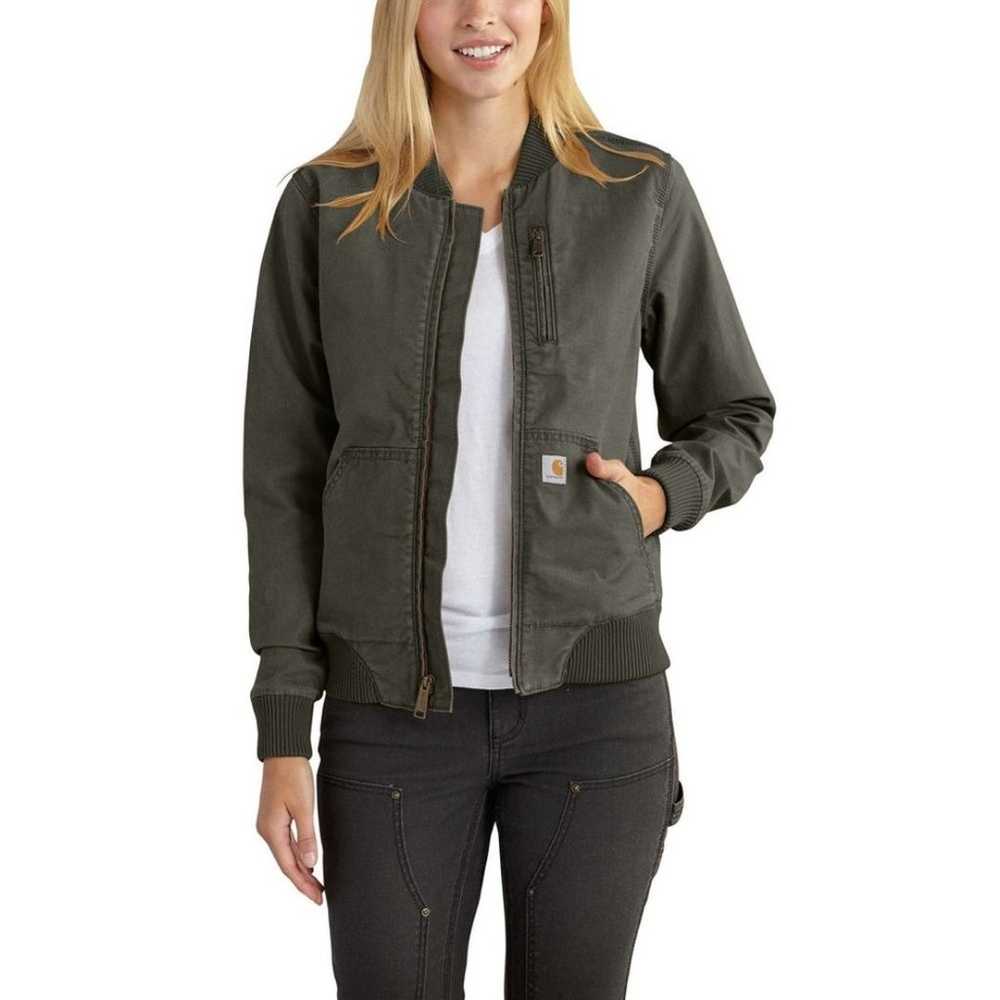 Carhartt WOMEN'S RUGGED FLEX® RELAXED FIT CANVAS … - image 1