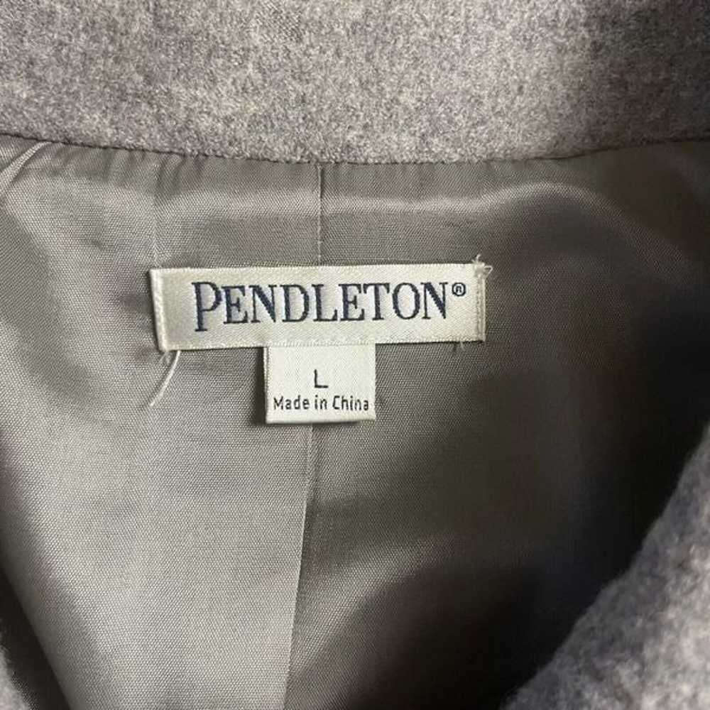 Pendleton 100% Wool Coat Short Heavy Womens Size … - image 4