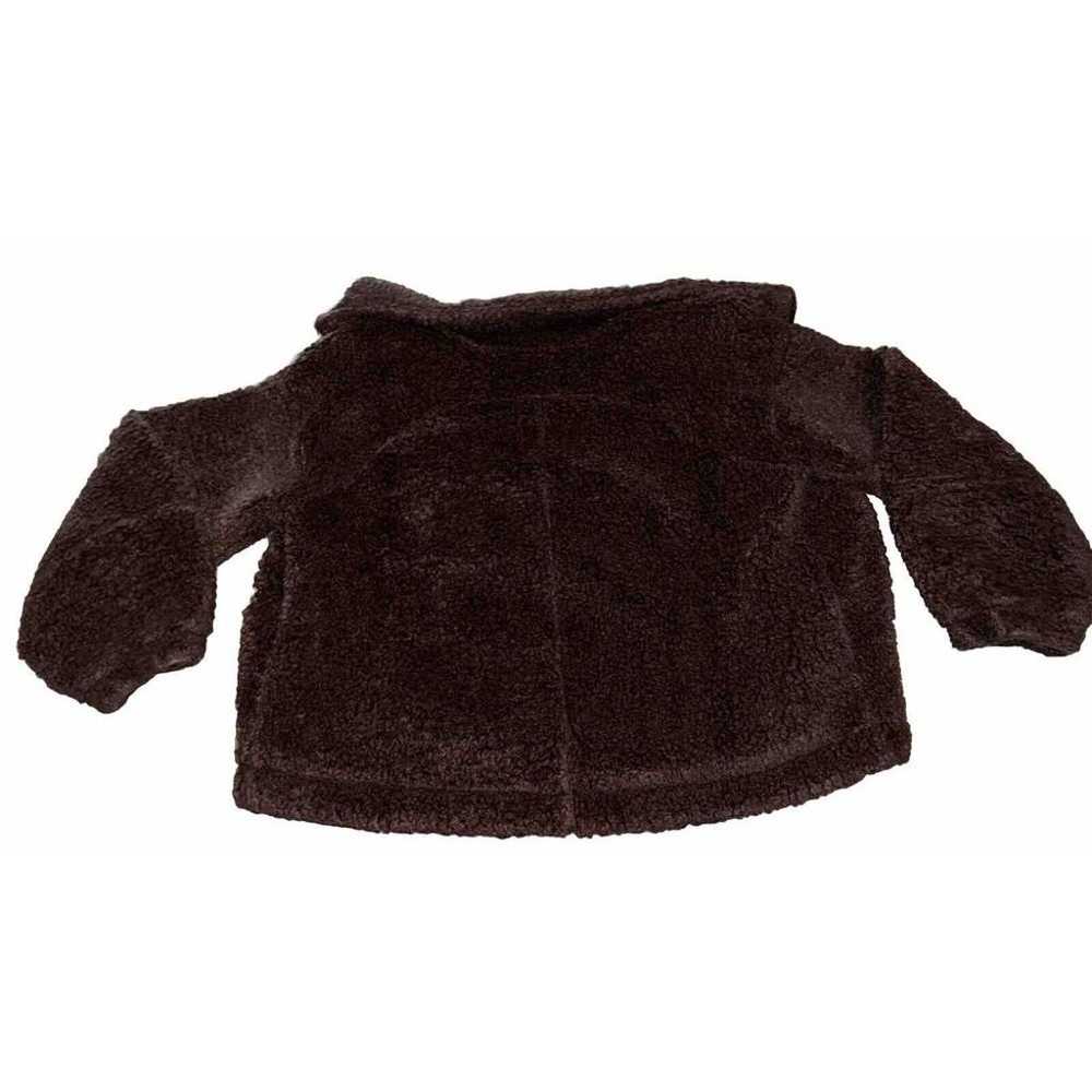 Lululemon Fuzzy Jacket Women Size 8 Brown Furry F… - image 9