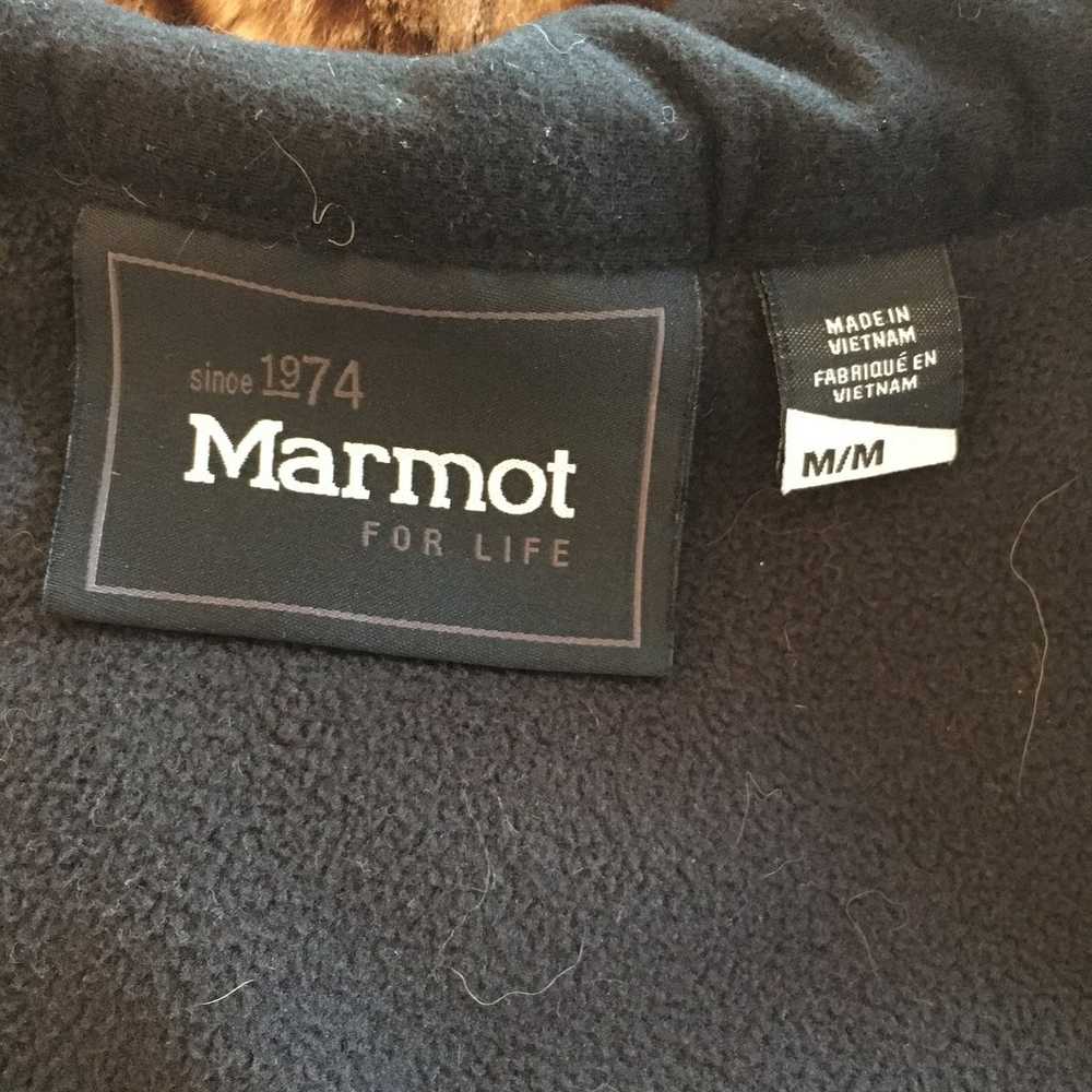 Marmot Furlong Faux Fur Zipper Vest M - image 7