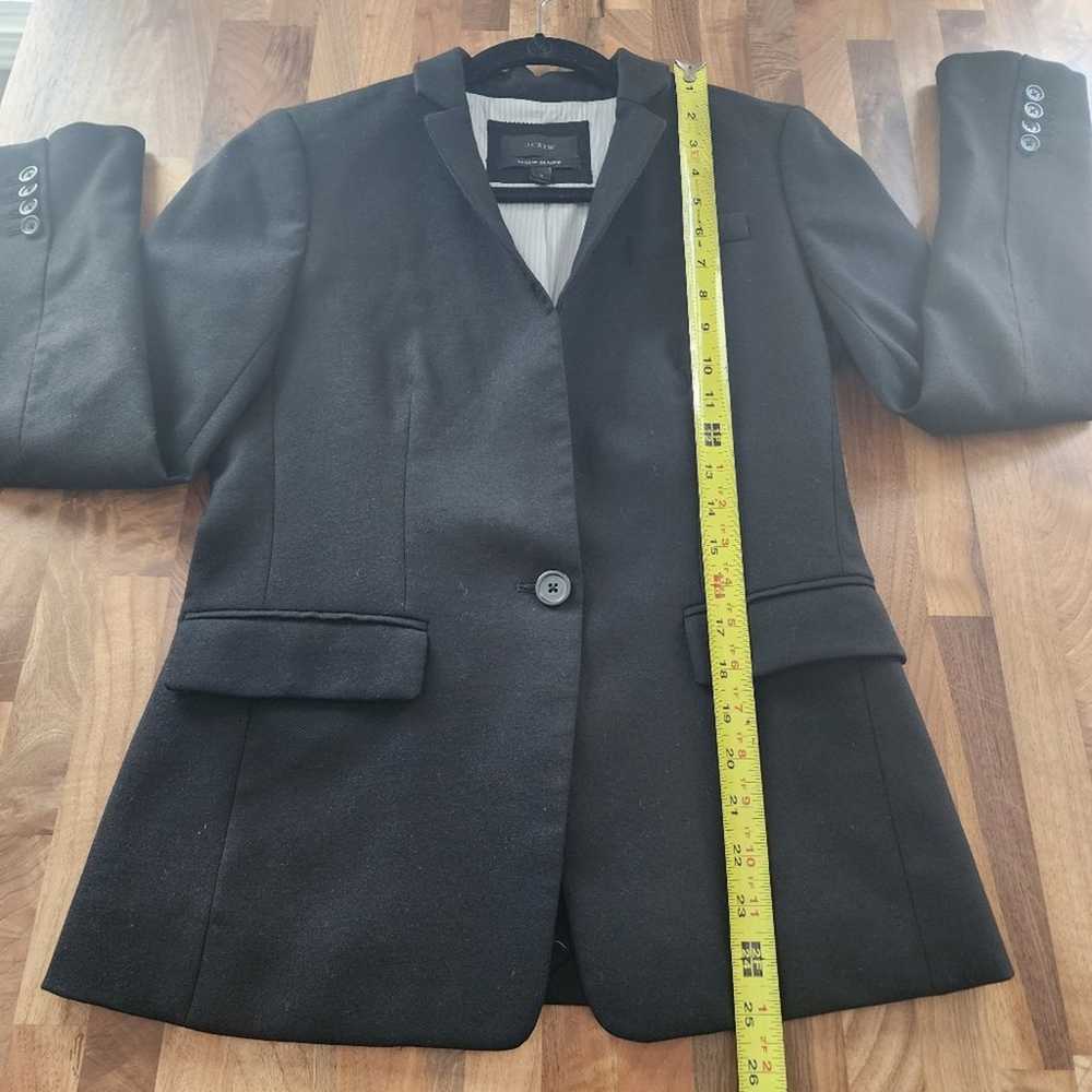 J. Crew Regent Wool Black Classic Blazer Size 2 - image 11