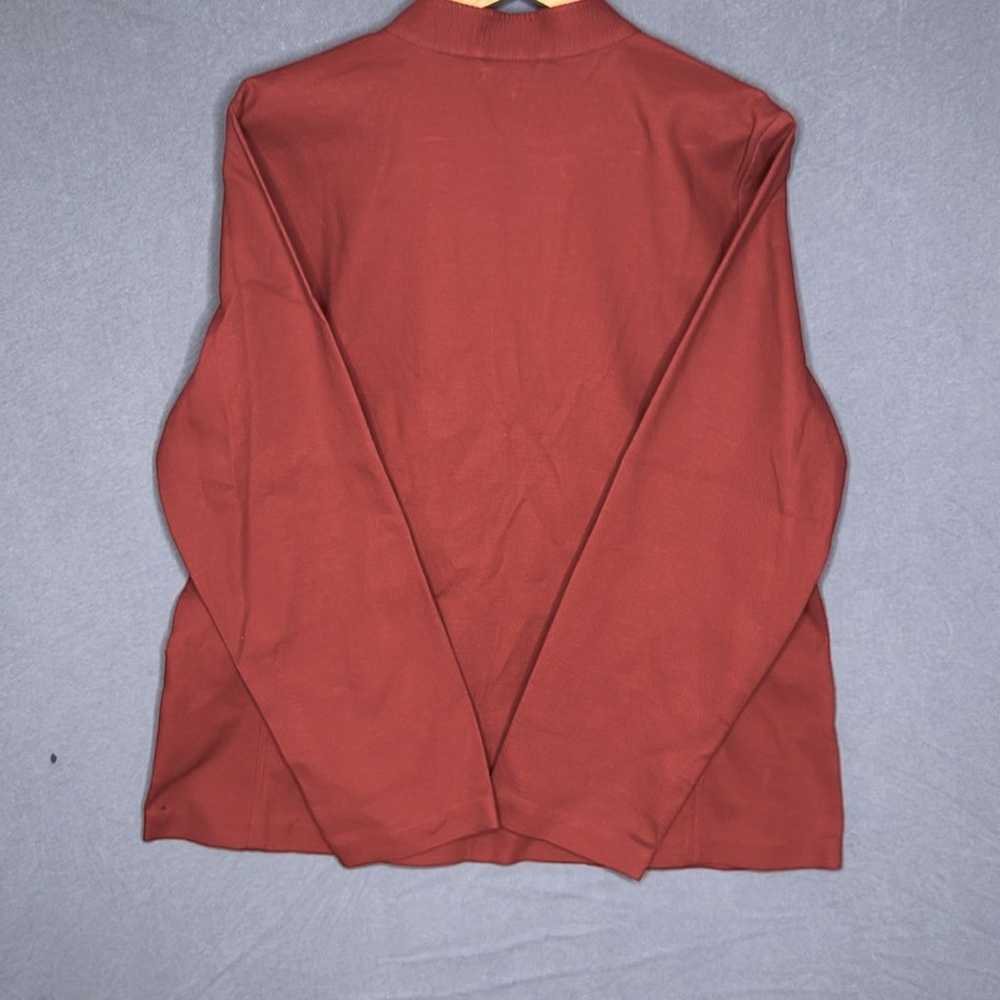 Eileen Fisher Mandarin Collar Asian cotton/spanx … - image 2