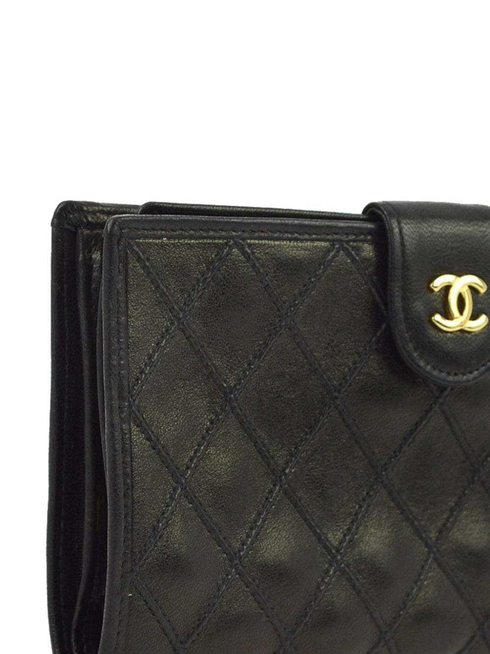 CHANEL Pre-Owned 1992 diamond-stitching CC wallet… - image 3