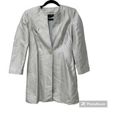 Adrienne vittadine silver jacket  Size 4