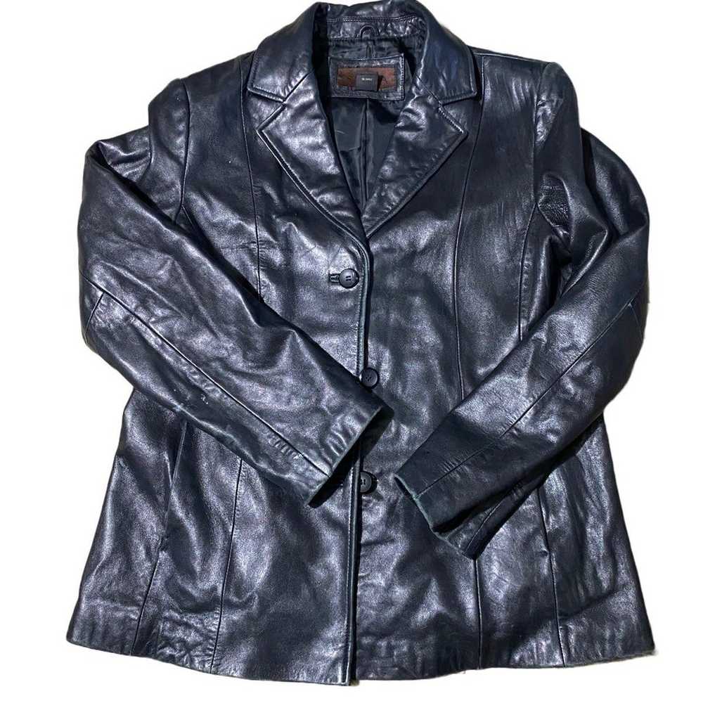 Leather buttery soft women’s black Jacket - image 1