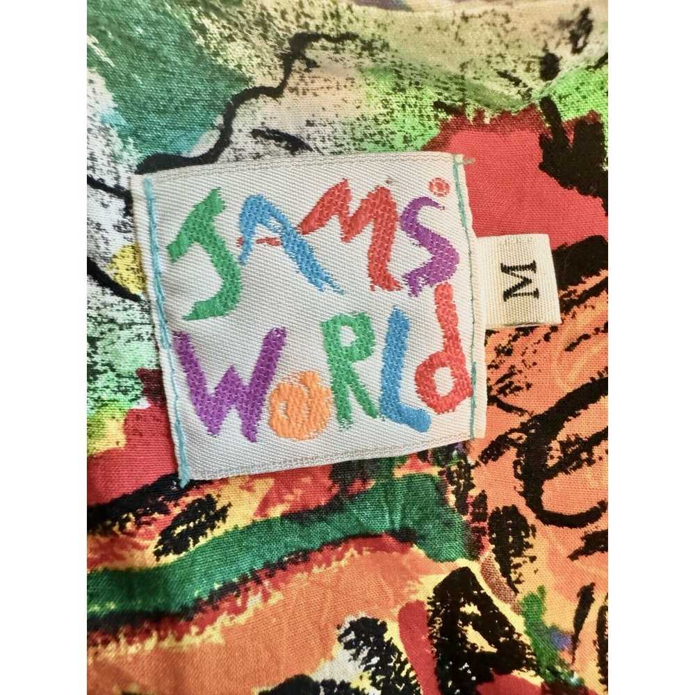 Jams World Vintage Vest Size M Colorful Surf Line… - image 8