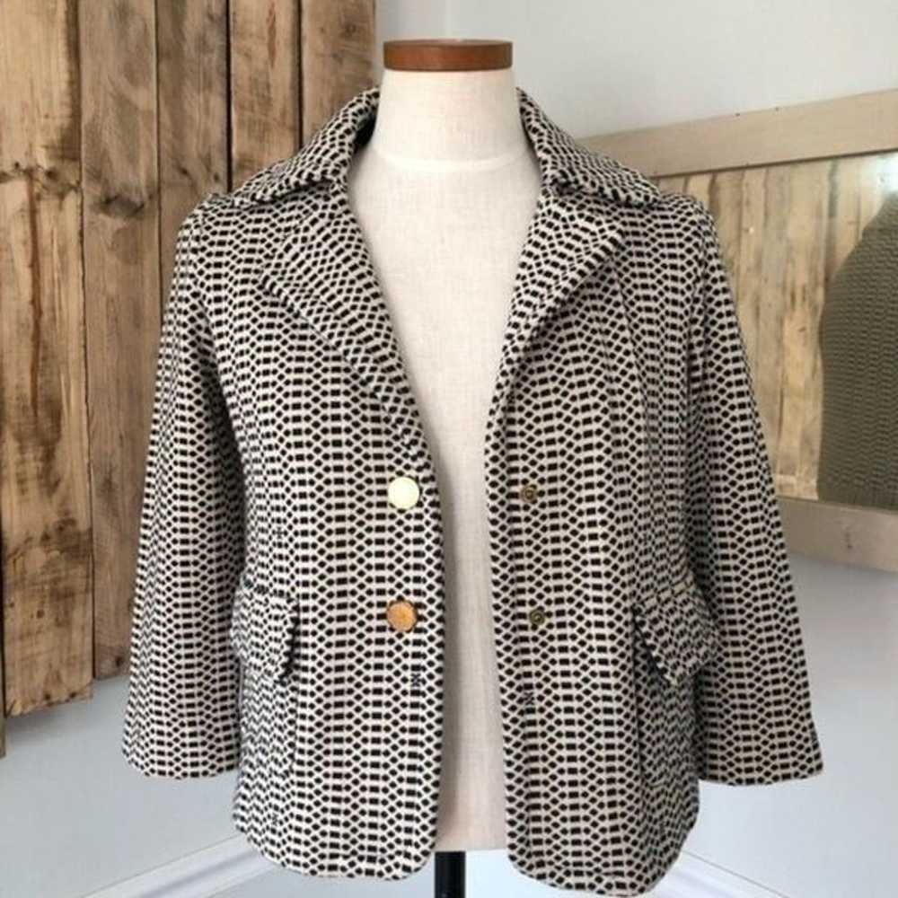 TORY BURCH Two Button Stretch Blazer Jacket Size … - image 10