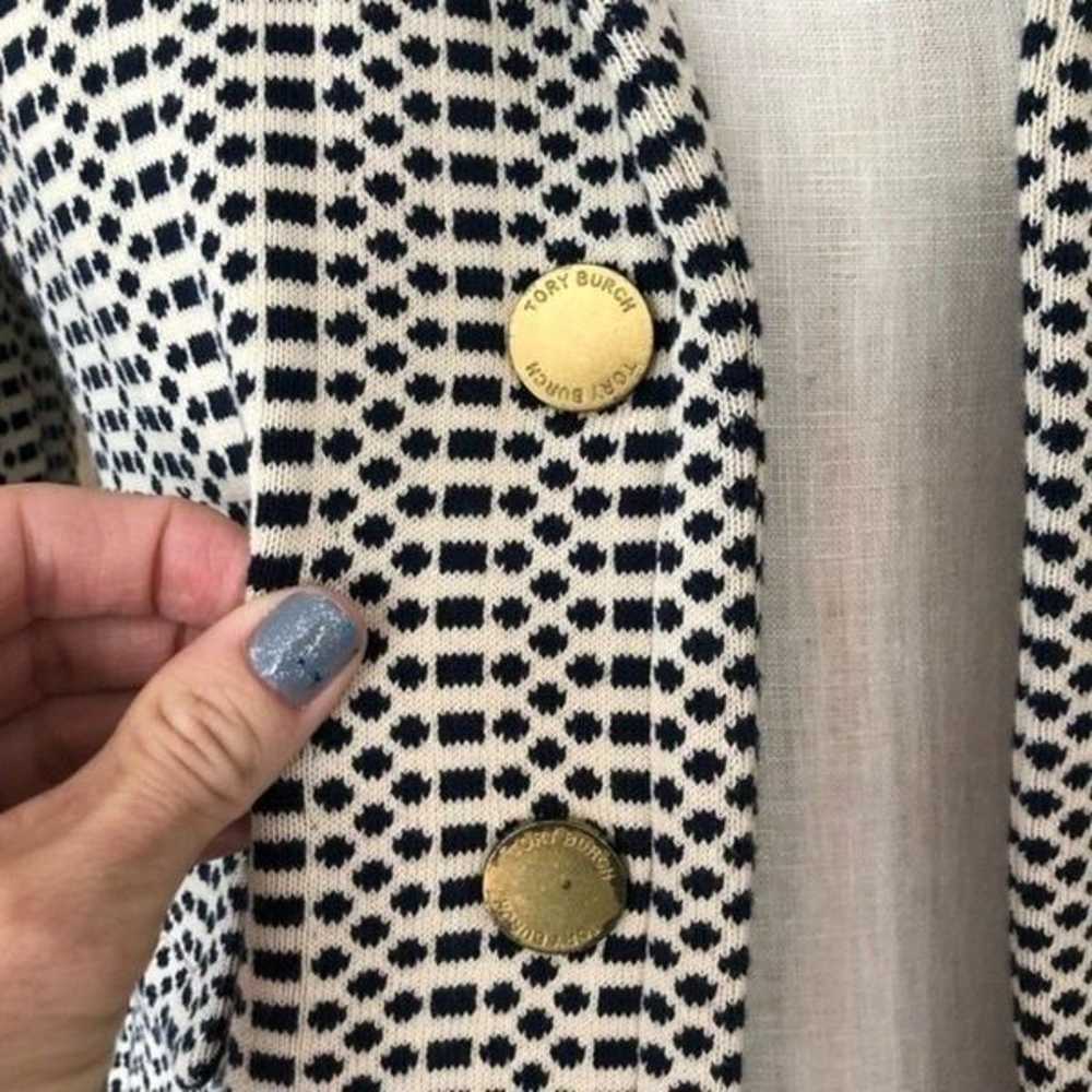 TORY BURCH Two Button Stretch Blazer Jacket Size … - image 7