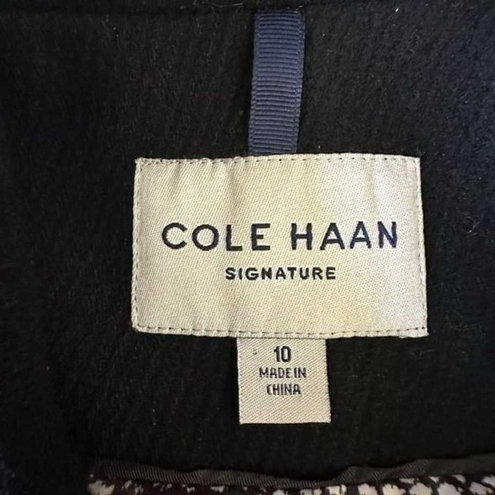 COLE HAAN SIGNATURE Black Wool Blend Double Breas… - image 6