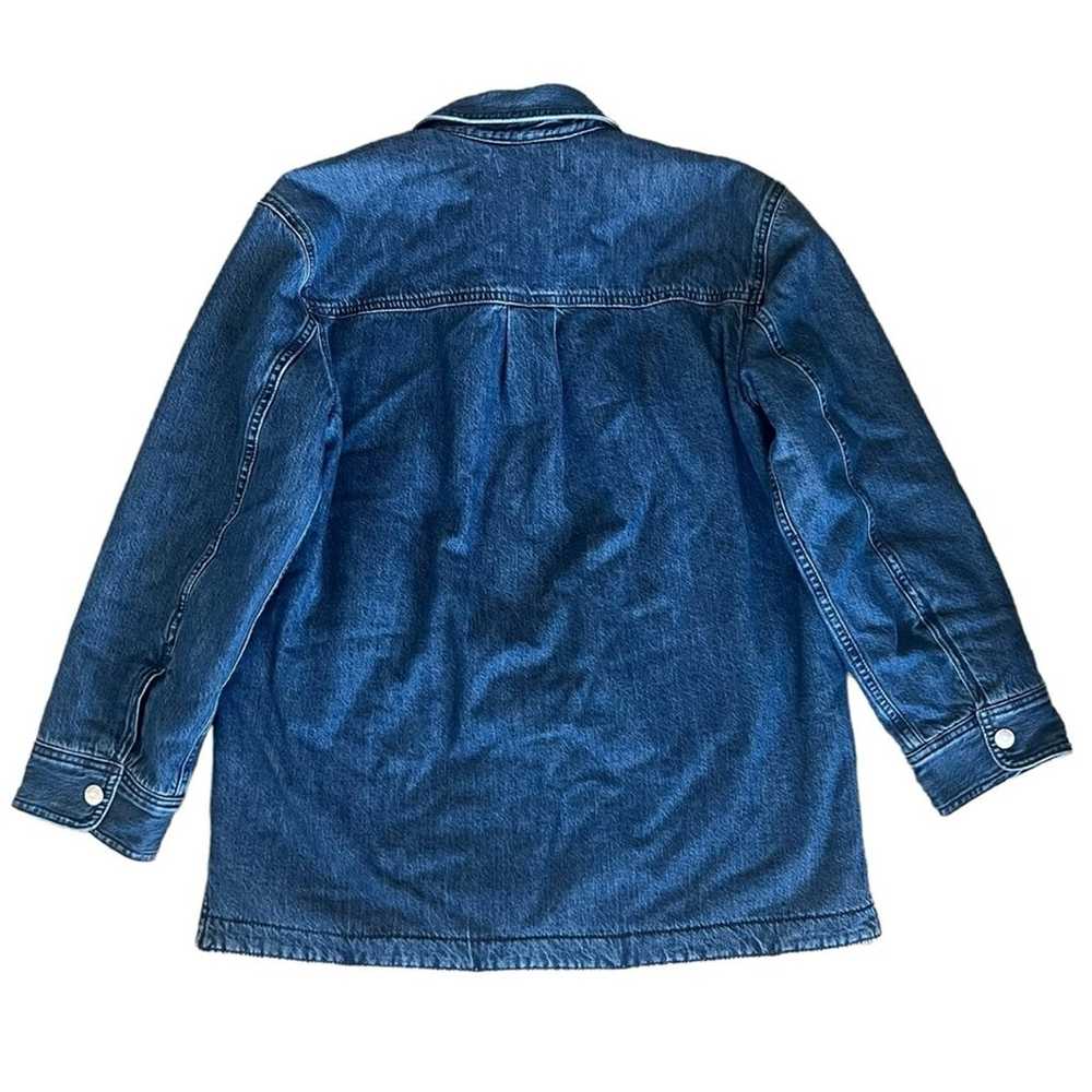 Madewell Women’s Quilted Lined Denim Collared Blu… - image 7
