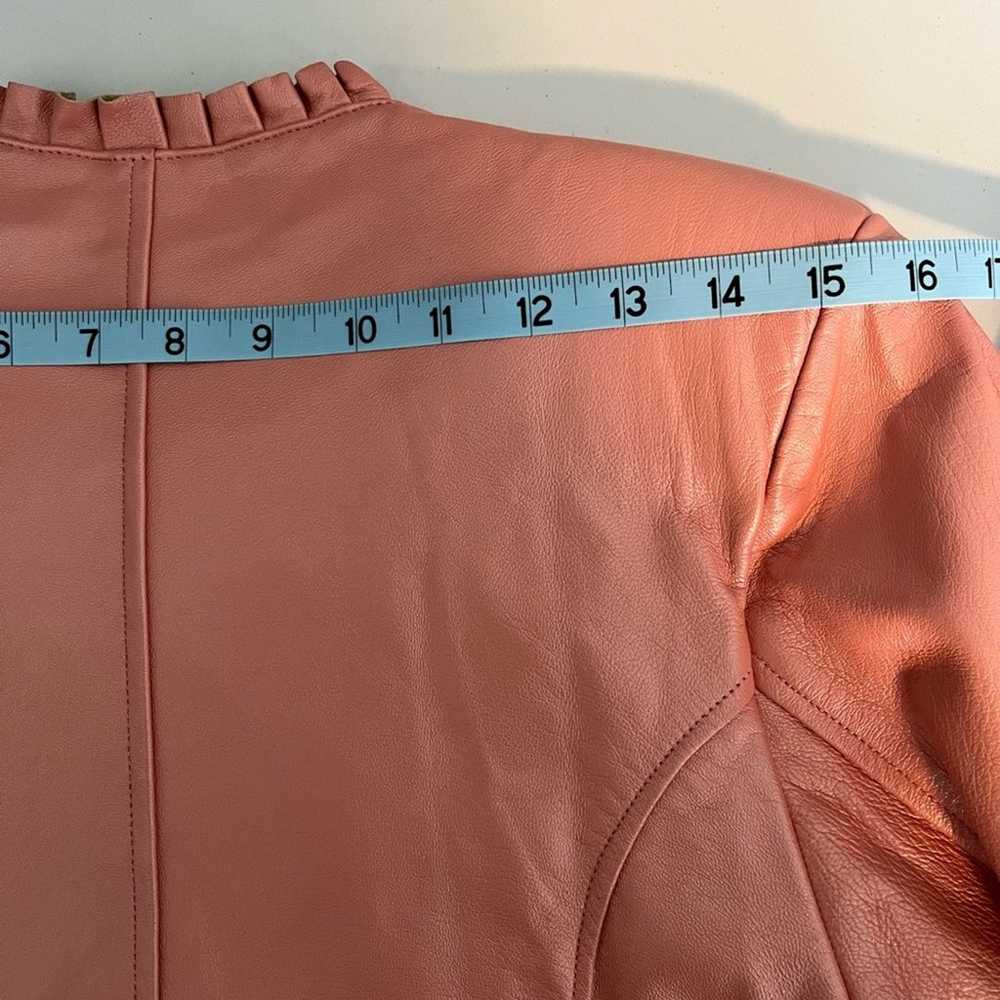 VTG Arella Leather and Sportswear Pink Coral Leat… - image 10