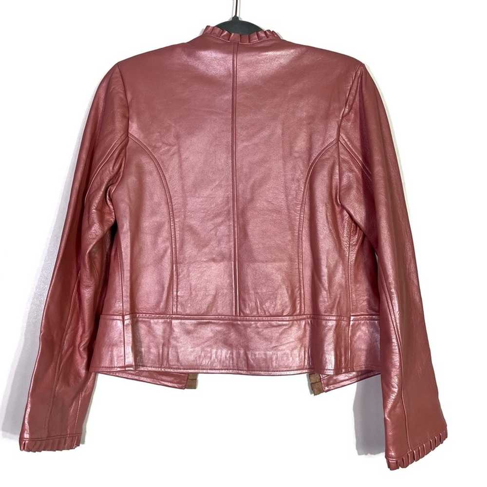 VTG Arella Leather and Sportswear Pink Coral Leat… - image 6