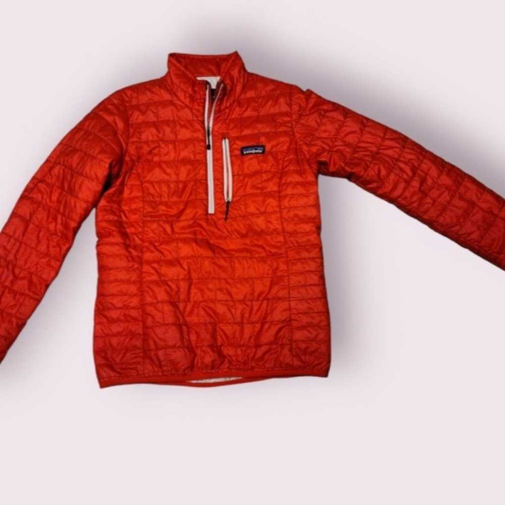 Patigonia Red Nano Puff Pullover, Small - image 3