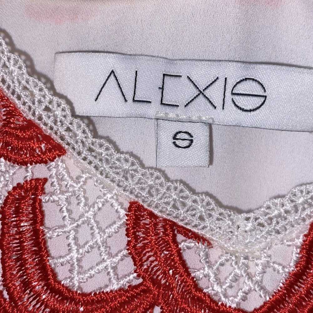 Alexis Alexis “Clement” $495 Sleeveless Lace Red … - image 4