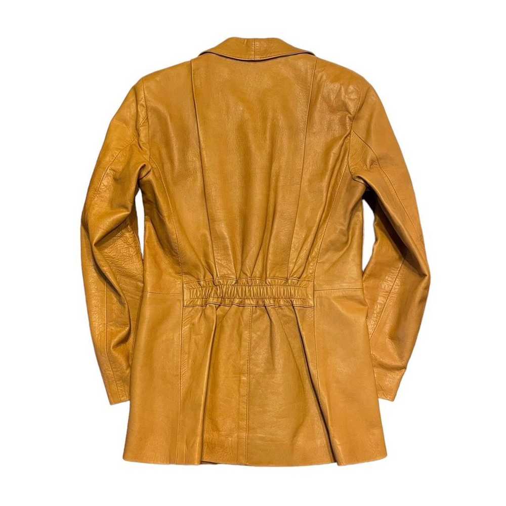 Vintage 70s Italian leather Conferzioni Vera Pell… - image 3