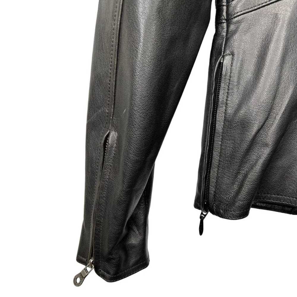 NEW! Harley Davidson Womans S Leather Moto Jacket… - image 5