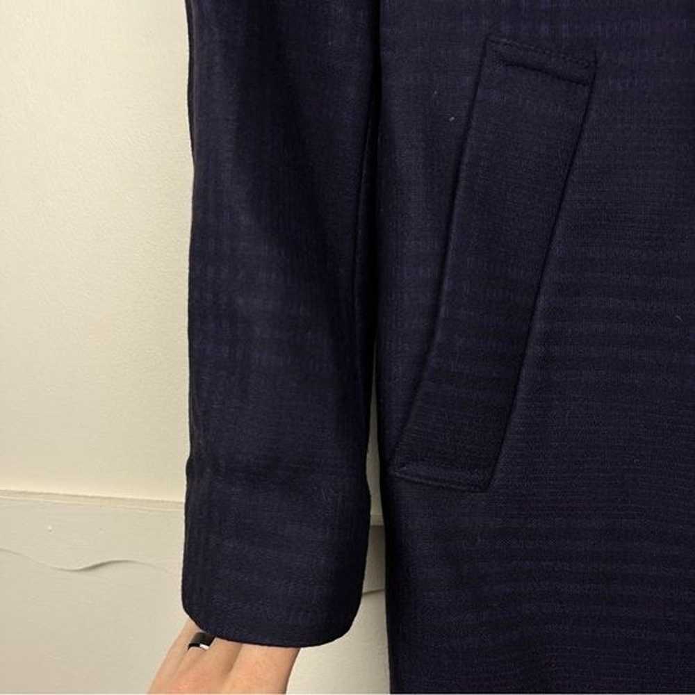 Reiss Rare Plaid Wool Structured Button Long Fall… - image 3