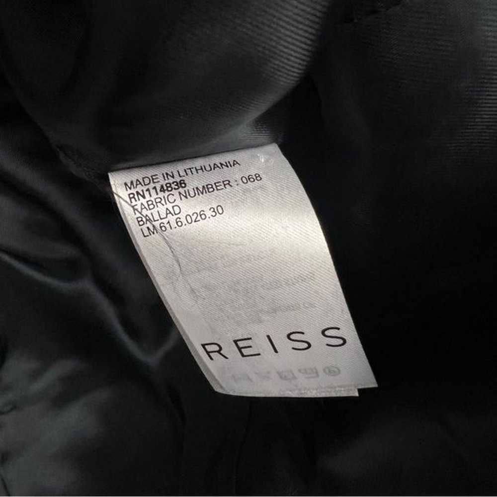 Reiss Rare Plaid Wool Structured Button Long Fall… - image 5