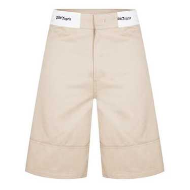 Palm Angels o1g2r1mq0524 Shorts in Beige & White - image 1
