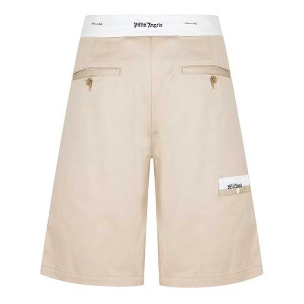 Palm Angels o1g2r1mq0524 Shorts in Beige & White - image 2