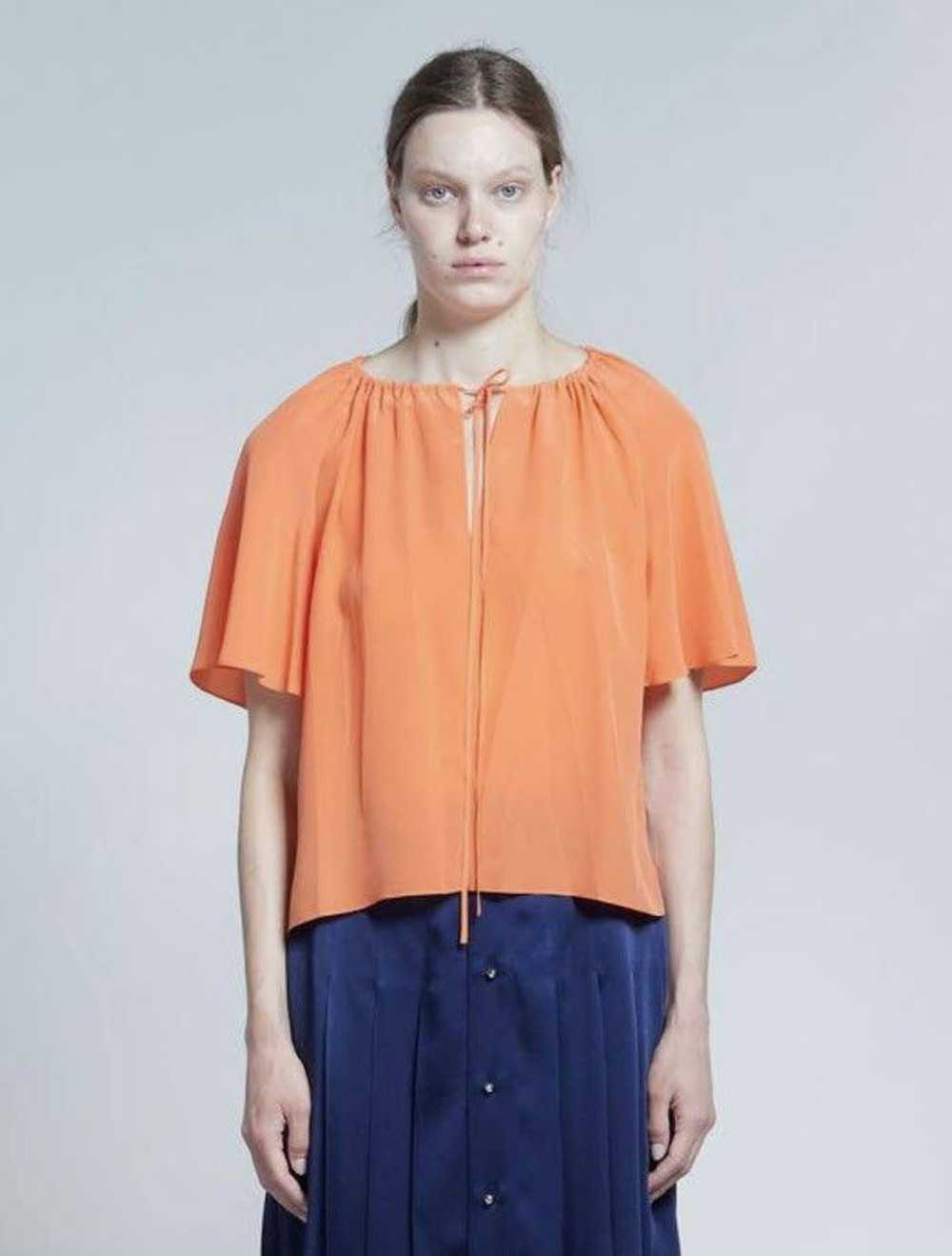 Marni o1w1db10524 Neck Silk Top in Orange - image 1