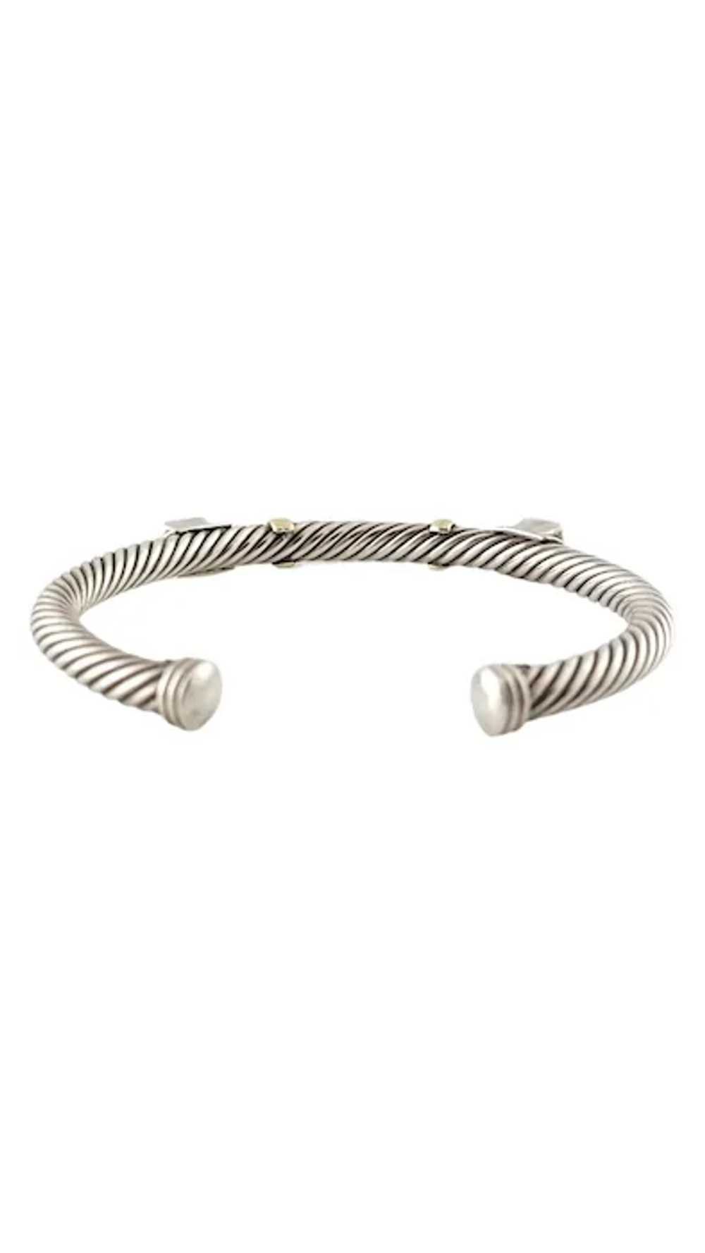 David Yurman 14K Yellow Gold & Sterling Silver Re… - image 3