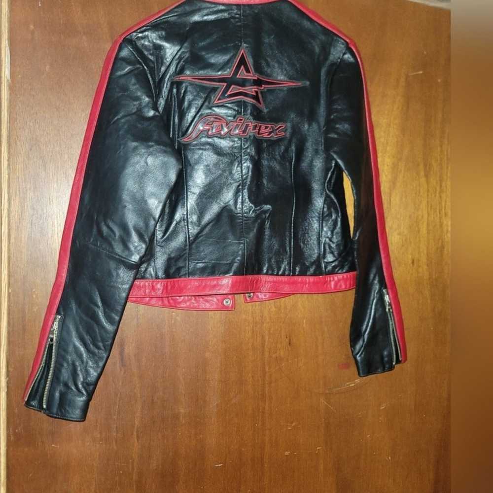 Avirex women's leather jacket - image 2