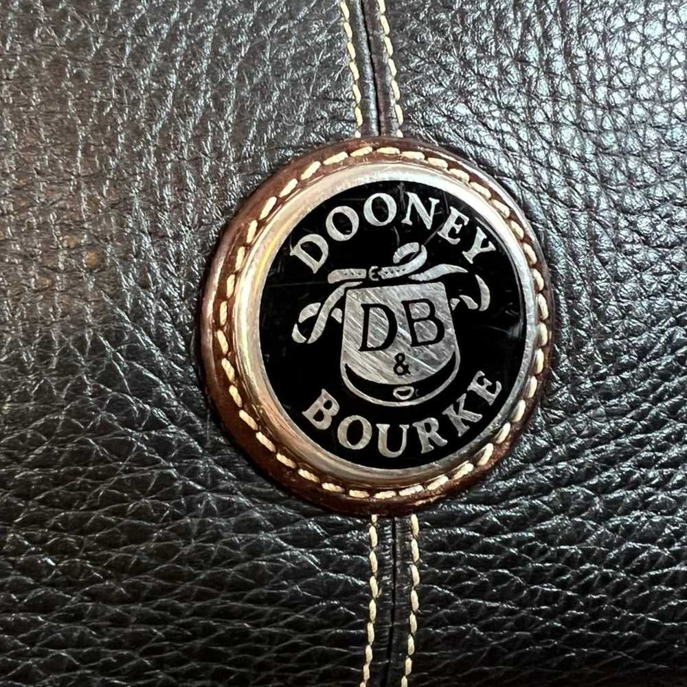 Vintage Dooney & Bourke Leather Black and Brown L… - image 3