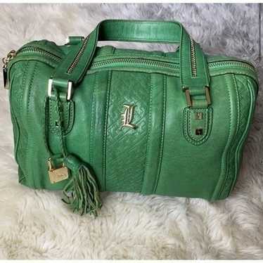 LAMB green purse EUC vintage - image 1