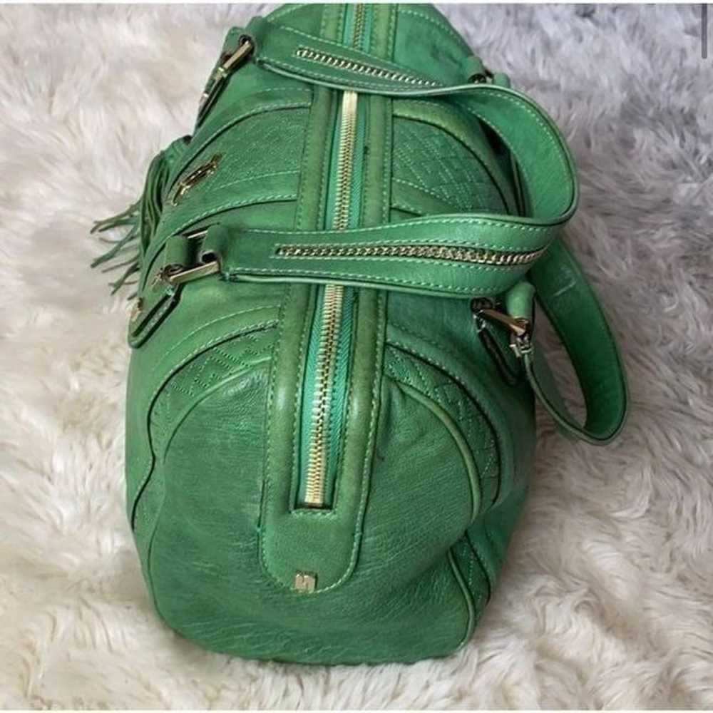 LAMB green purse EUC vintage - image 3
