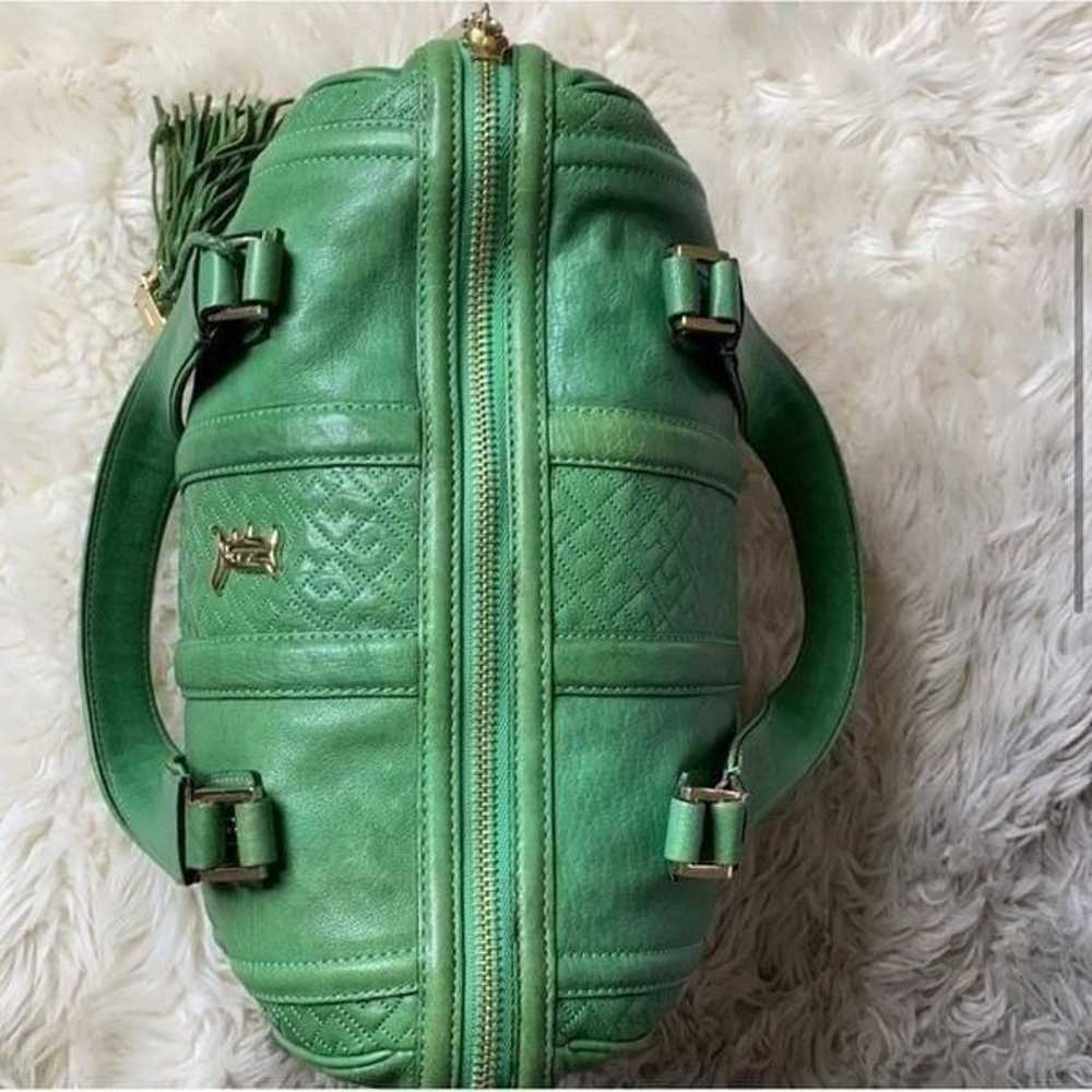 LAMB green purse EUC vintage - image 4