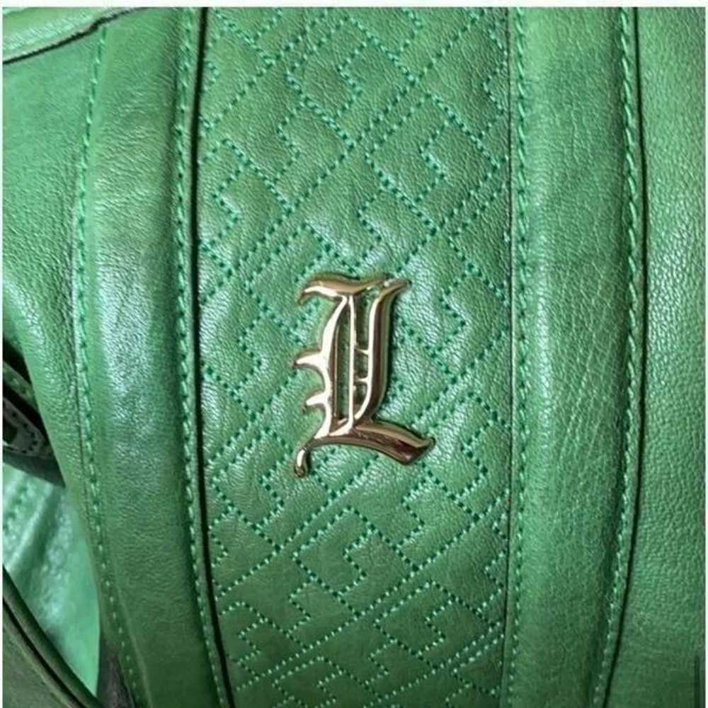 LAMB green purse EUC vintage - image 7