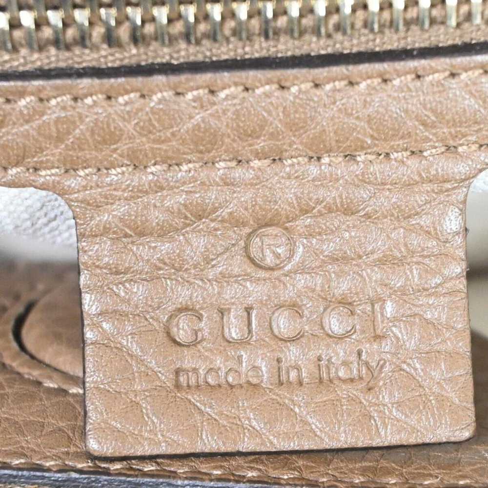 Gucci Bamboo leather handbag - image 7