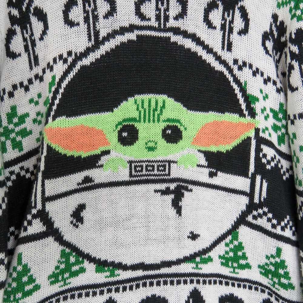 Star Wars Star Wars Baby Yoda Crewneck Knit Ugly … - image 4