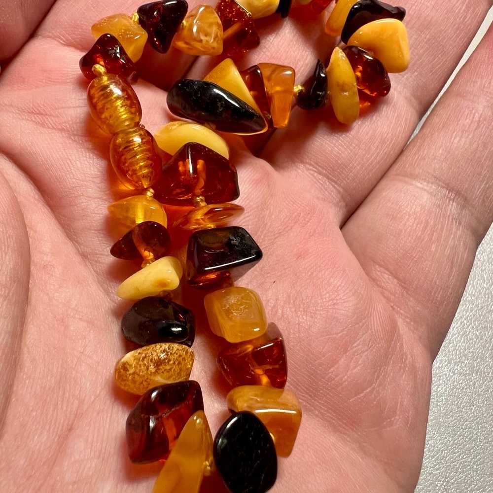 BALTIC AMBER CHIP BRACELET MULTI-COLOR - image 3