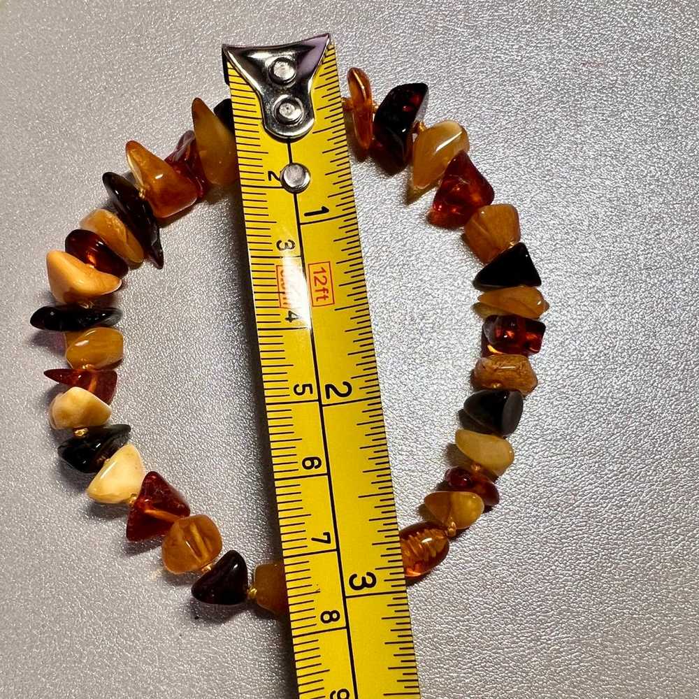 BALTIC AMBER CHIP BRACELET MULTI-COLOR - image 6