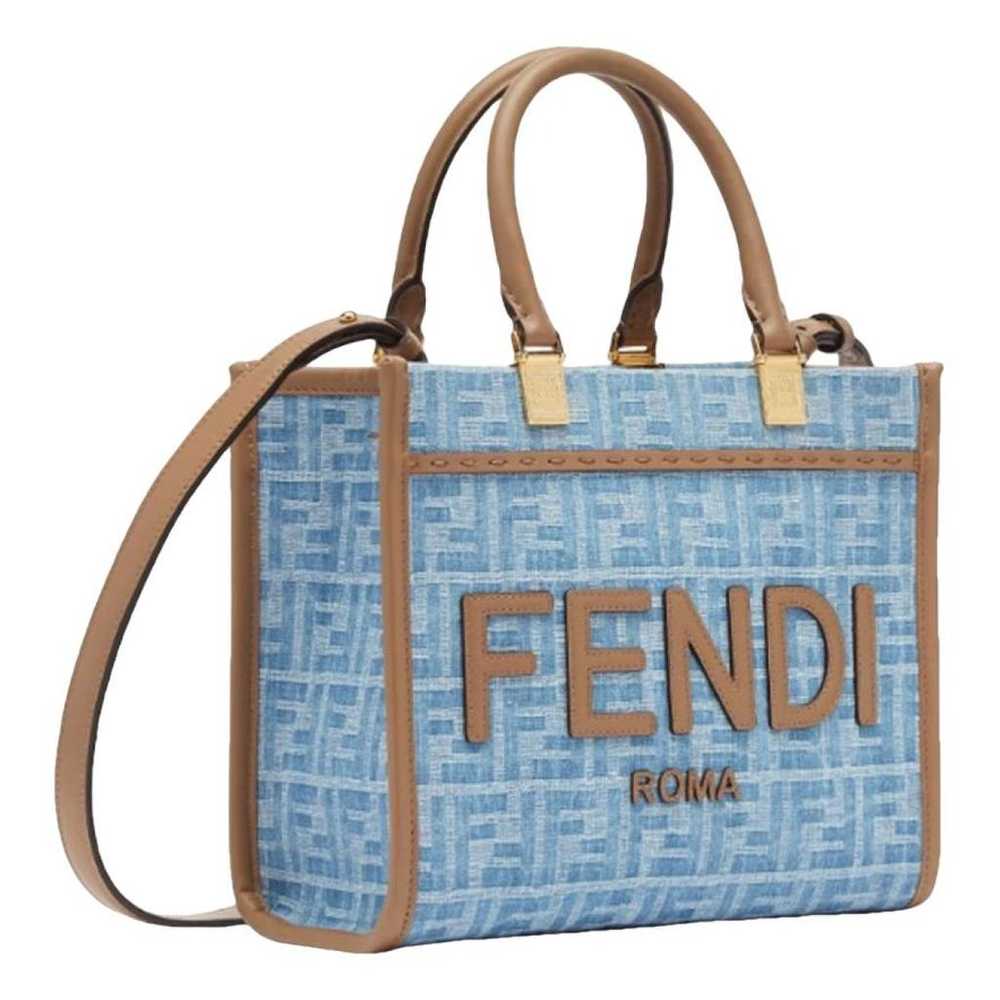 Fendi Sunshine cloth handbag - image 1