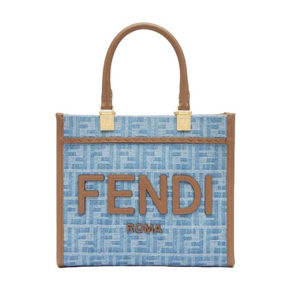 Fendi Sunshine cloth handbag - image 4
