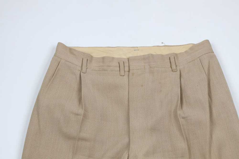 Vintage Vintage 50s Pleated Wool Wide Leg Pants A… - image 2