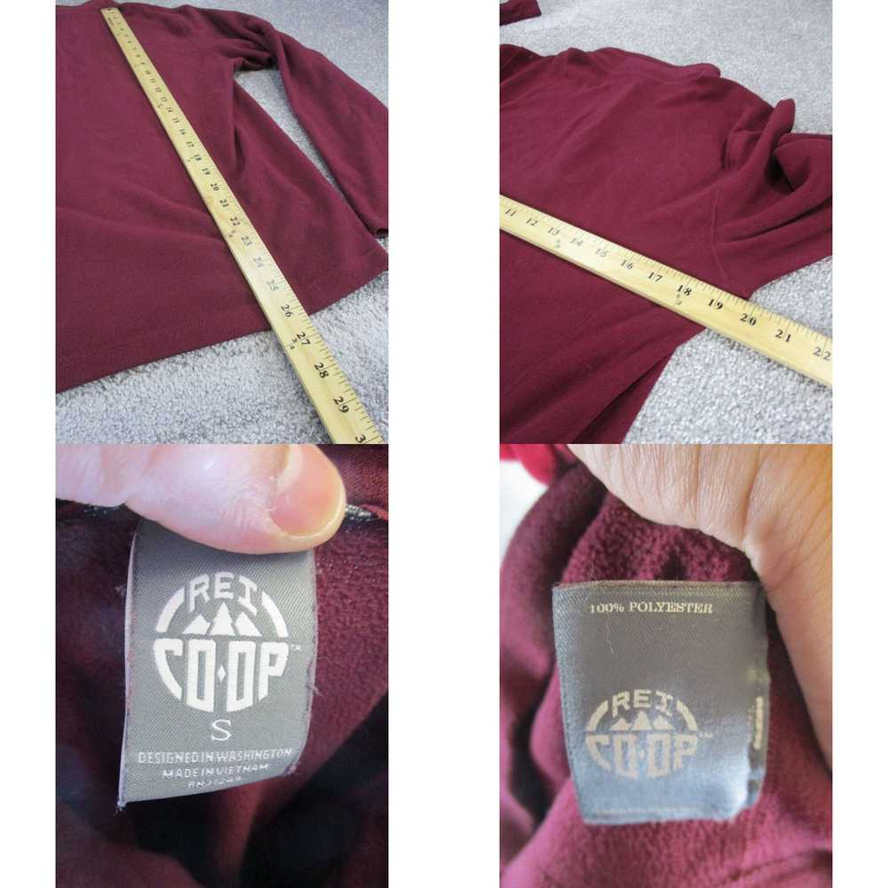 Vintage Rei Co-Op Sweater Womens Small Burgundy R… - image 4