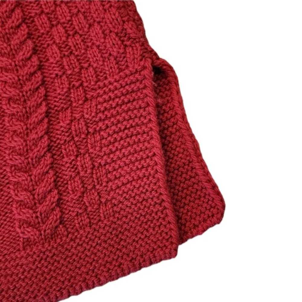 Aran Crafts Merino Wool Long Cardigan Sweater Mad… - image 5