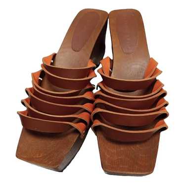 Eckhaus Latta Leather mules & clogs - image 1