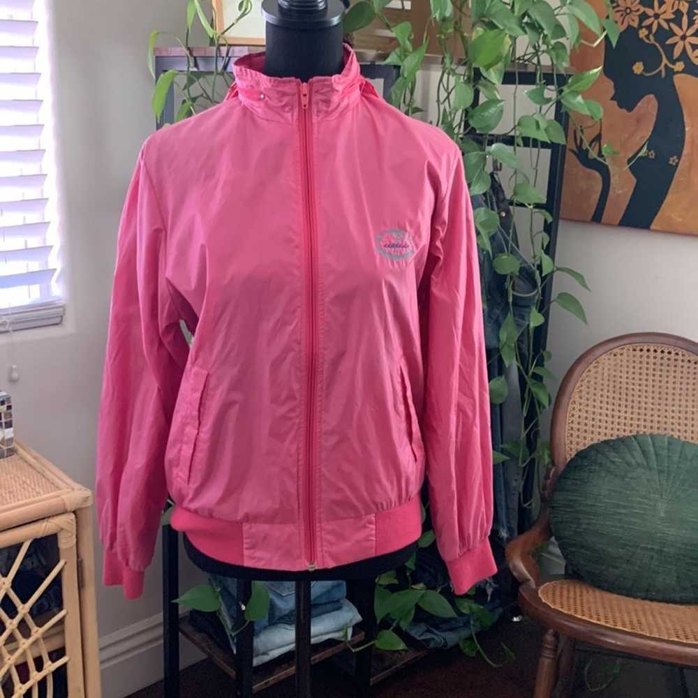 Vintage 80s Pink Izod Club Cape Arundel Kennebunk… - image 1